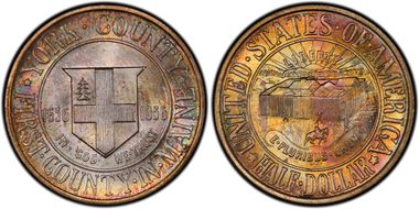 1936 50C York MS67+