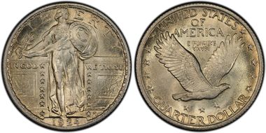 1924 25C MS67FH