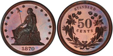 1870 50C J-930 PR65RB