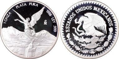 1996-Mo Onza Libertad Ag PR69DCAM