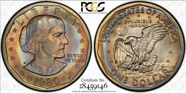 1980-P SBA$1 MS65