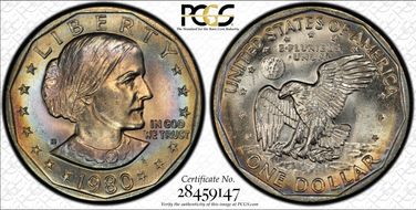 1980-D SBA$1 MS64+