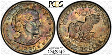 1980-D SBA$1 MS64