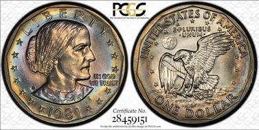1981-D SBA$1 MS66