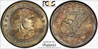 1999-P SBA$1 MS65