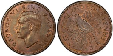 1943 1D MS64BN