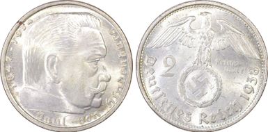 1938-B 2 Mk J-366 MS64