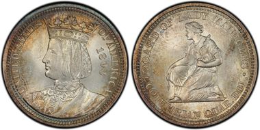 1893 25C Isabella MS66
