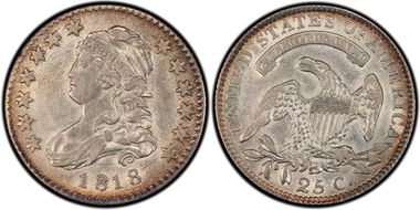 1818 25C AU53