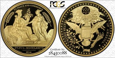 (2013) Medal Wash. Diplomatic Medal  2 oz Gold PR69DCAM