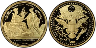 (2013) Medal Wash. Diplomatic Medal  1 oz Gold PR70DCAM