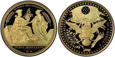 (2013) Medal Wash. Diplomatic Medal  1 oz Gold PR70DCAM