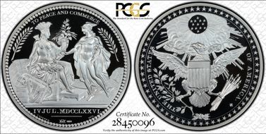 (2013) Medal Wash. Diplomatic Medal  2 oz Silver PR69DCAM