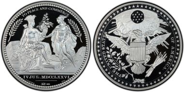 (2013) Medal Wash. Diplomatic Medal  2 oz Silver PR70DCAM