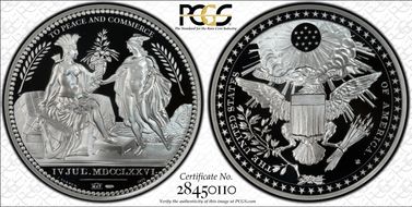 (2013) Medal Wash. Diplomatic Medal  1 oz Silver PR70DCAM