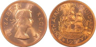 1953 1/2D PR67RD