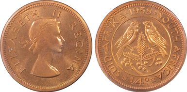 1958 1/4D PR65RD