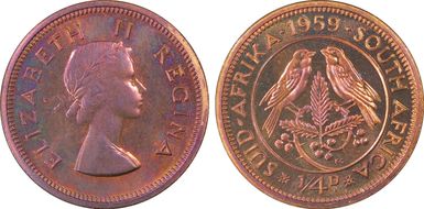 1959 1/4D PR65RB