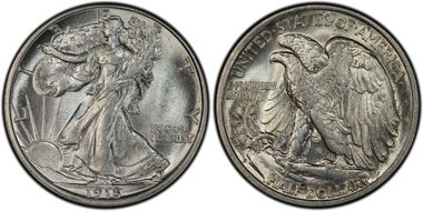 1918-D 50C MS64