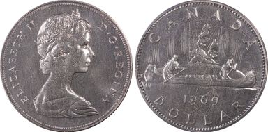 1969 $1 Voyageur MS64