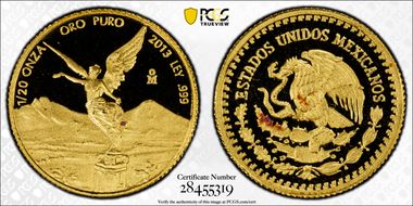 2013-Mo 1/20 oz Libertad Au PR70DCAM
