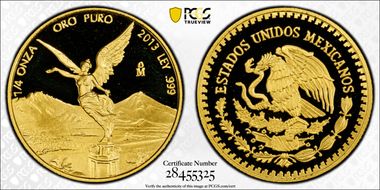 2013-Mo 1/4 oz Libertad Au PR70DCAM