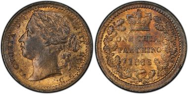 1866 1/3 Far S-3960 MS64RB