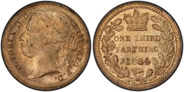 1884 1/3 Far S-3960 MS64RD