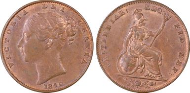 1842 1/4D S-3950 MS63RB