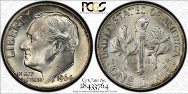 1964-D 10C MPM FS-502 MS65