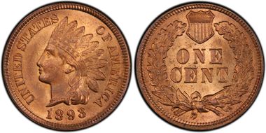 1893 1C MS65RB