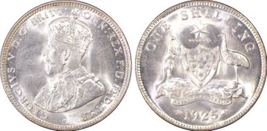 1925/3 Shil MS65
