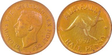 1952(p) 1/2D KM-42 MS63RB