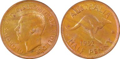 1952(p) 1/2D KM-42 MS64RB