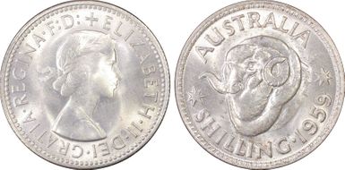 1959(m) Shil KM-59  Ag MS66