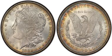 1882 $1 MS66+