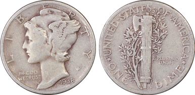 1938 10C VF25