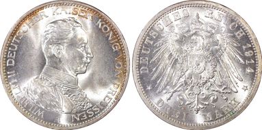 1914-A 3 Mk J-113 MS63