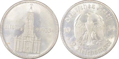 1934-D 2 Mk Potsdam J-355 MS65
