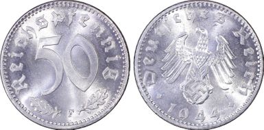 1944-F 50 Pfg J-372 MS65