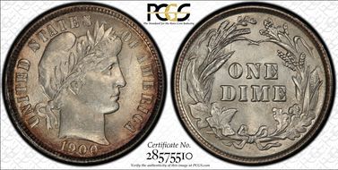 1900 10C MS63