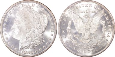 1880/79-CC $1 Reverse of 1878 MS65+ 