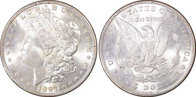 1897 $1 MS66