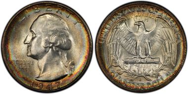 1947-S 25C MS67+