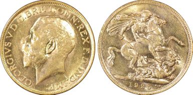 1925-M Sov S-3999 AU58