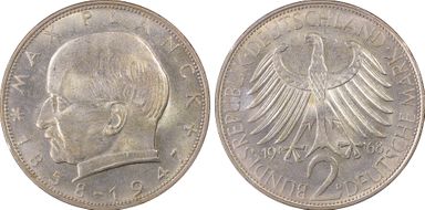 1968-D 2 Mk Planck MS65