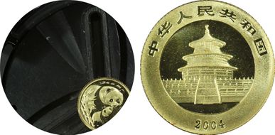 2004 20 Yn Panda Gold MS69