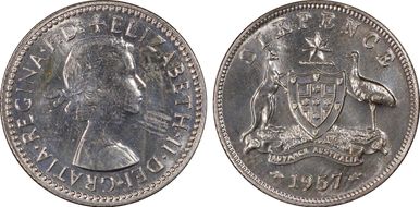 1957(m) 6D KM-58 Ag PR65