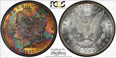 1881-O $1 MS64
