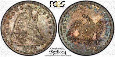 1851 $1 MS65